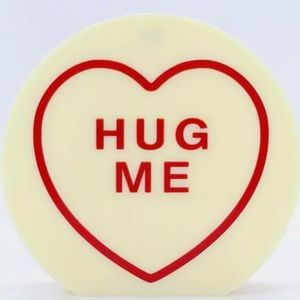 ⭐️NIB Charlotte Olympia Arm Candy Hug Me conversation heart yellow bag⭐️